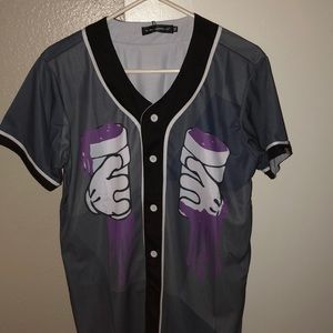 Double cup baseball jersey